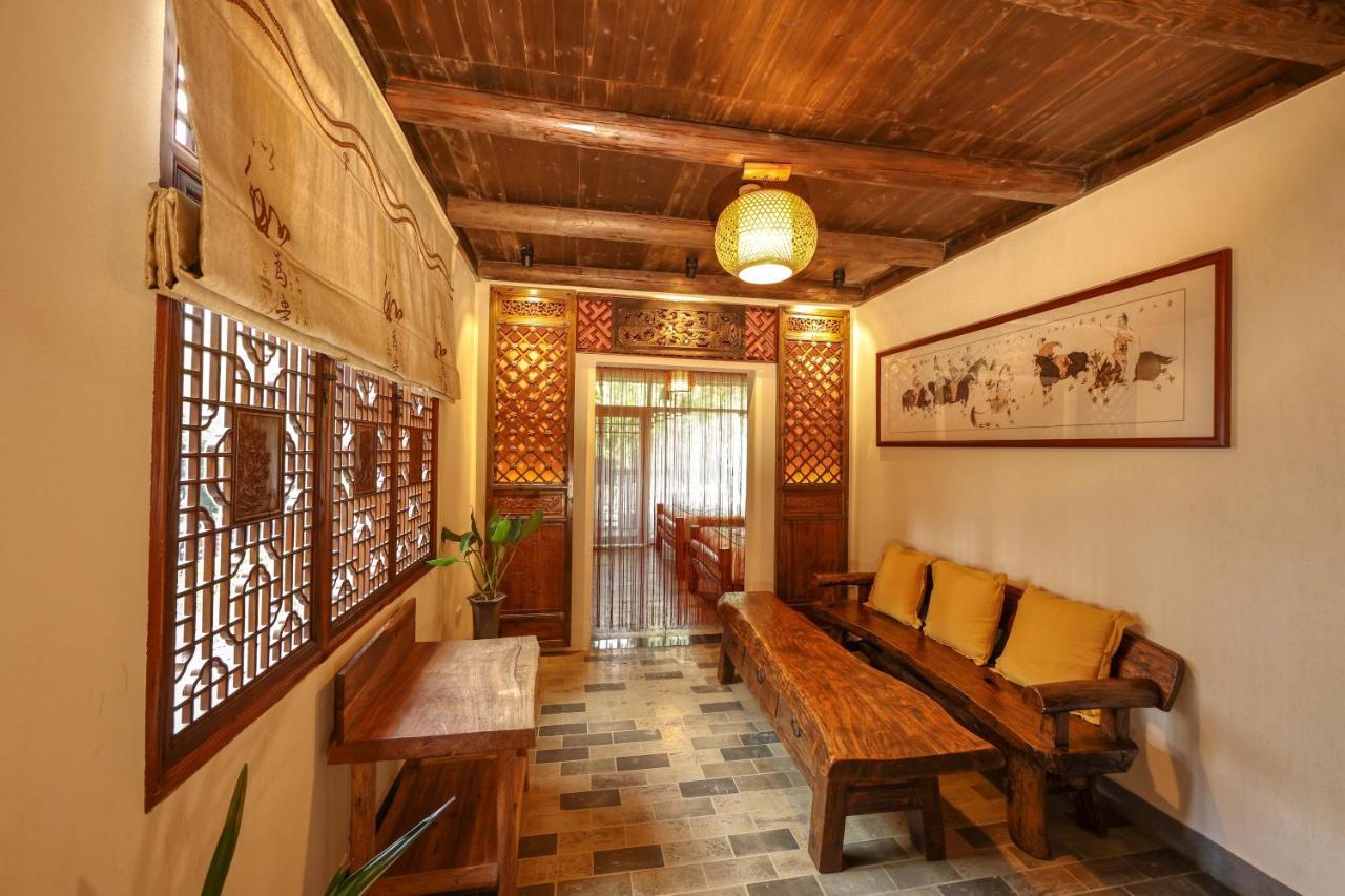 Yangshuo Tea Cozy--One Way Free Pick Up From Airport Or Ts 4 Nights Pensionat Exteriör bild